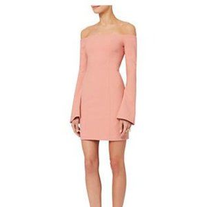 Cinq à Sept Off-The-Shoulder Flare Sleeve Dress